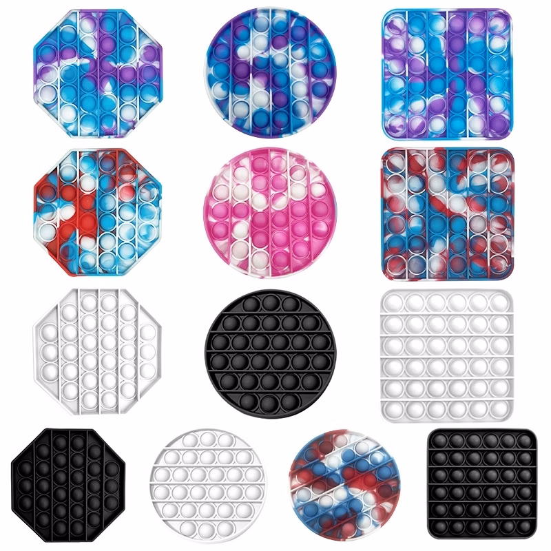 Tie Dye Push Bubble Fidget Sensory Toy