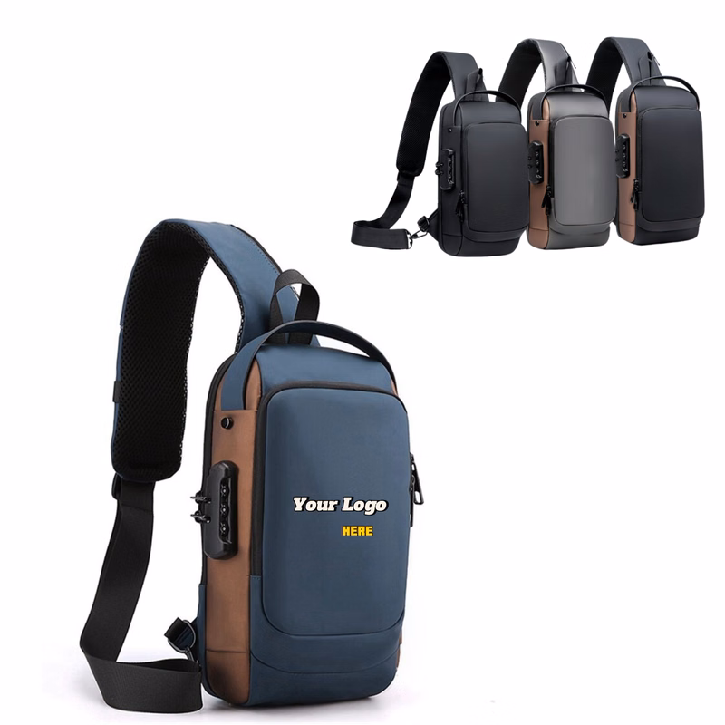 Stylish Fashion Breast Bag with Combination Lock