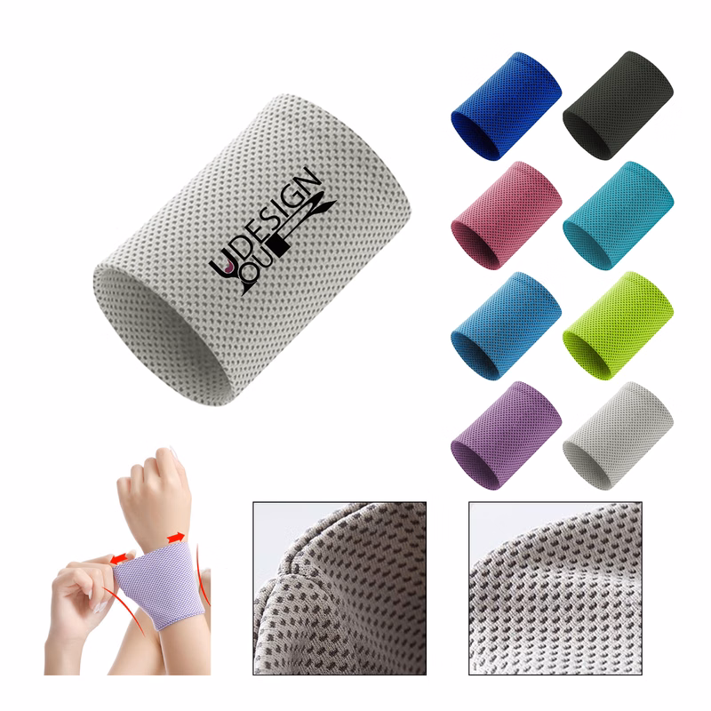 Cooling Wrist Sweatband Sport Wristbands