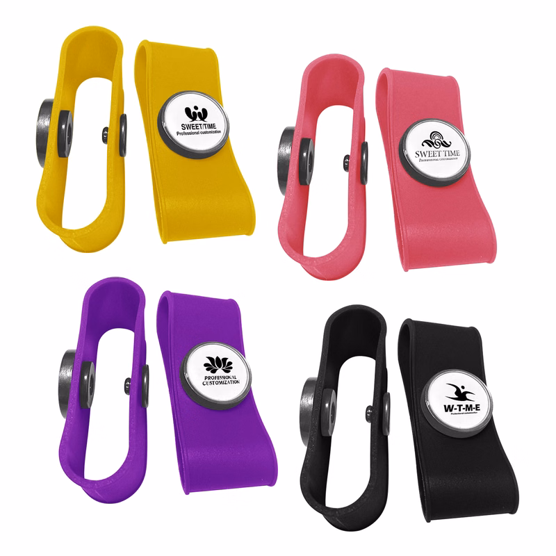 Silicone Earphone Cables Organizers with Buckle