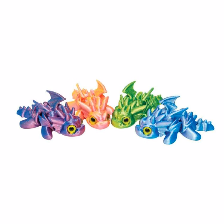 3D Printed Mini Dragon Assorted - 2.25"