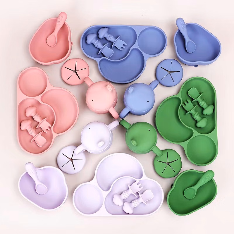 Silicone Cloud Baby Bowl