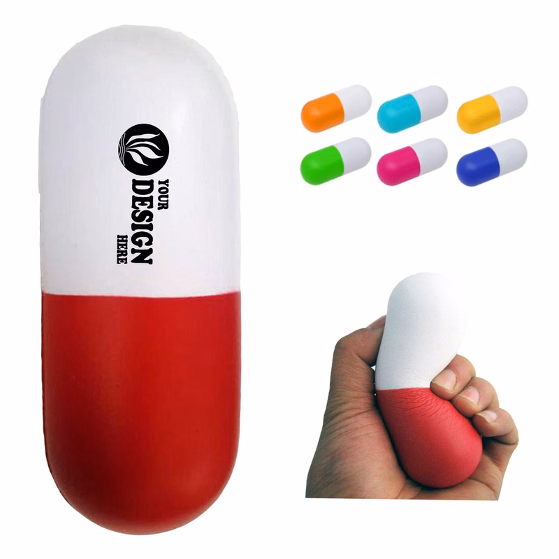 PU Foam Capsule Stress Ball