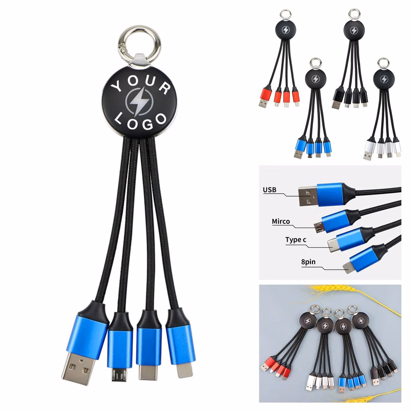 Plastic Glowing Logo Charging Cable