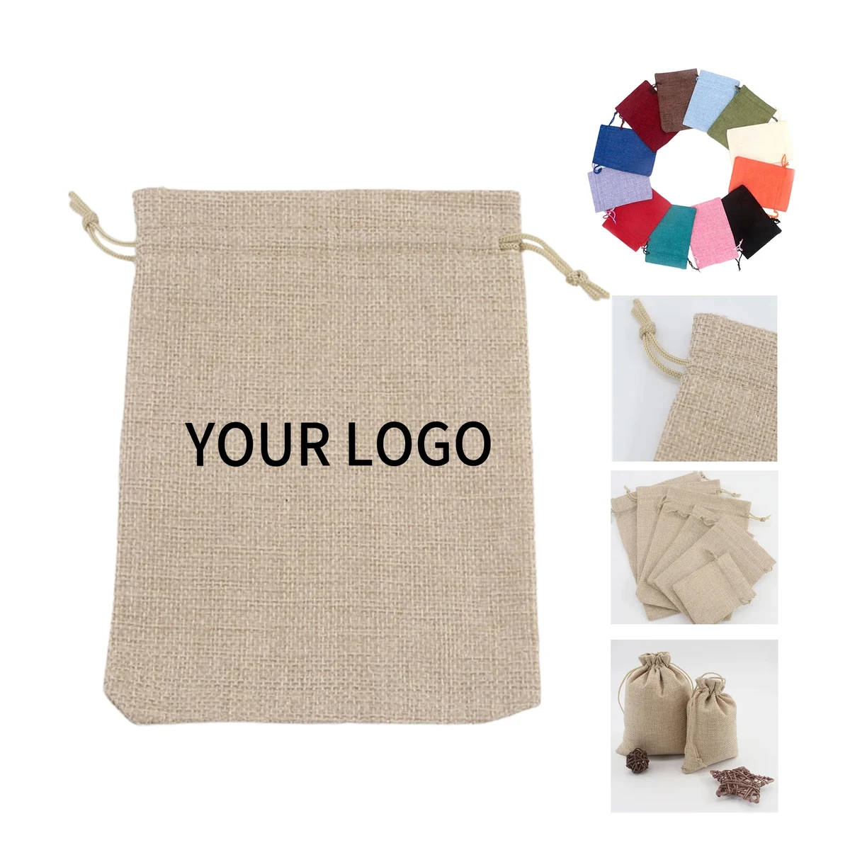 2.75x3.5 Jewelry Pouch with Custom Logo 1