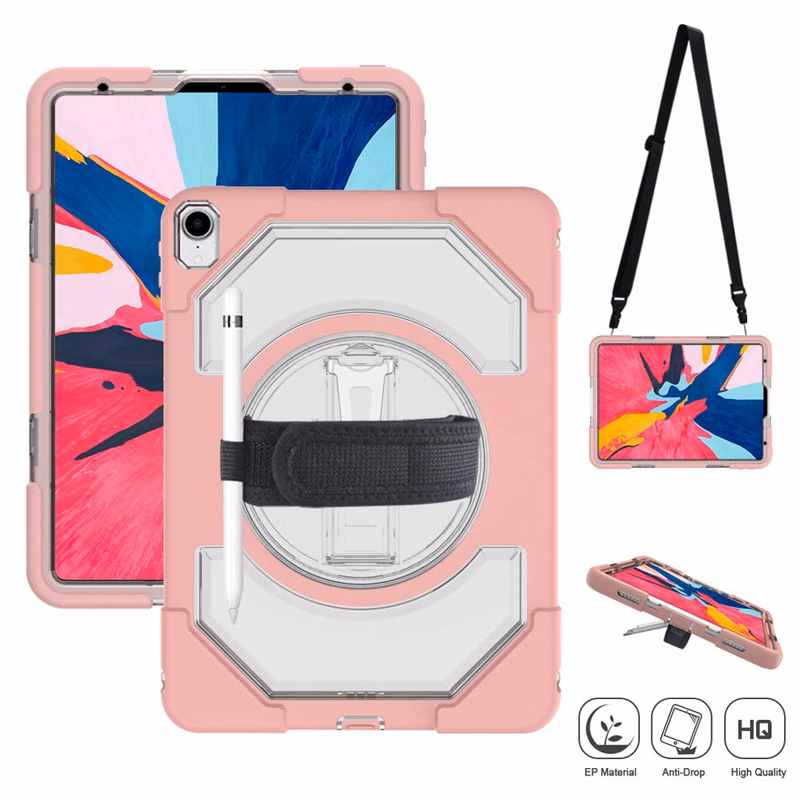iBank® iPad Pro 11" Protective Rugged Case with Kickstand & Shoulder Strap
