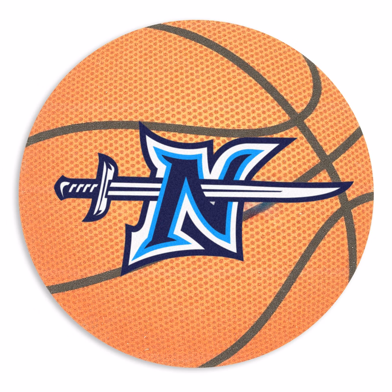 Full Color Process 60 Point Basketball Pulp Board Coaster