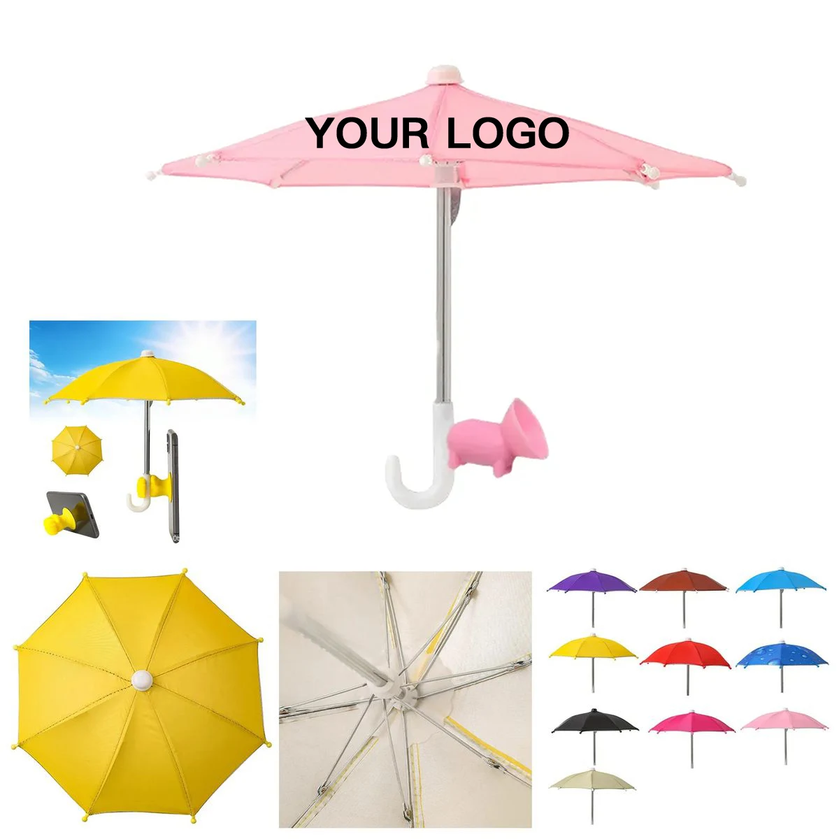 Mini Phone Umbrella For Sun And Rain Protection 1