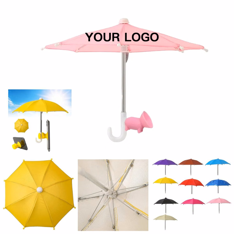 Mini Phone Umbrella For Sun And Rain Protection