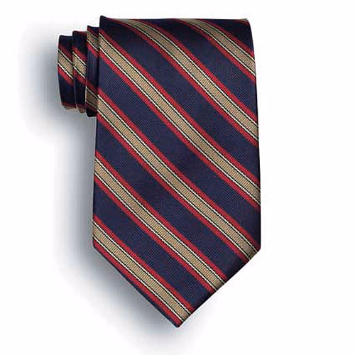 Ghurka Signature Stripes Polyester Tie