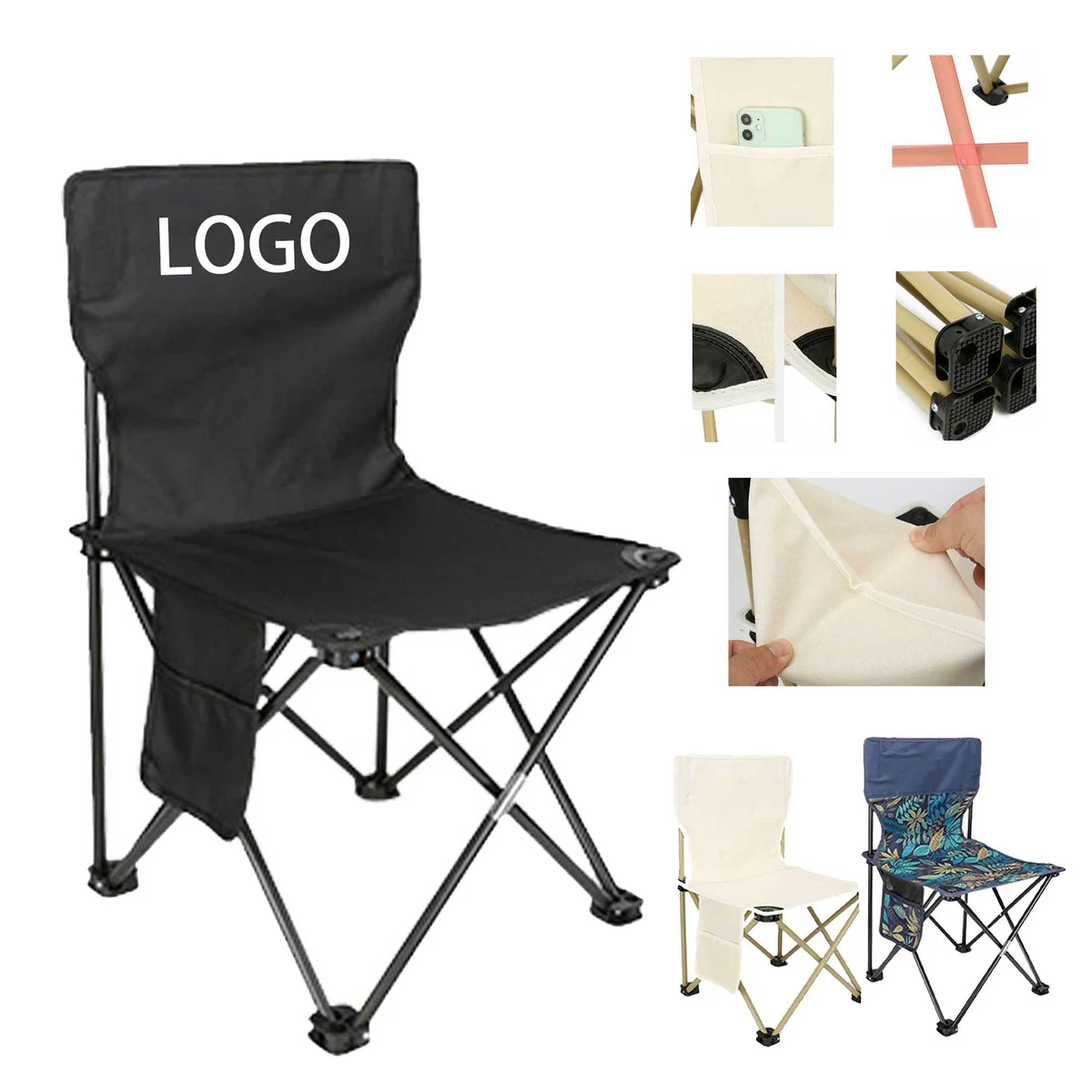 Oxford Fabric Folding Chair 1