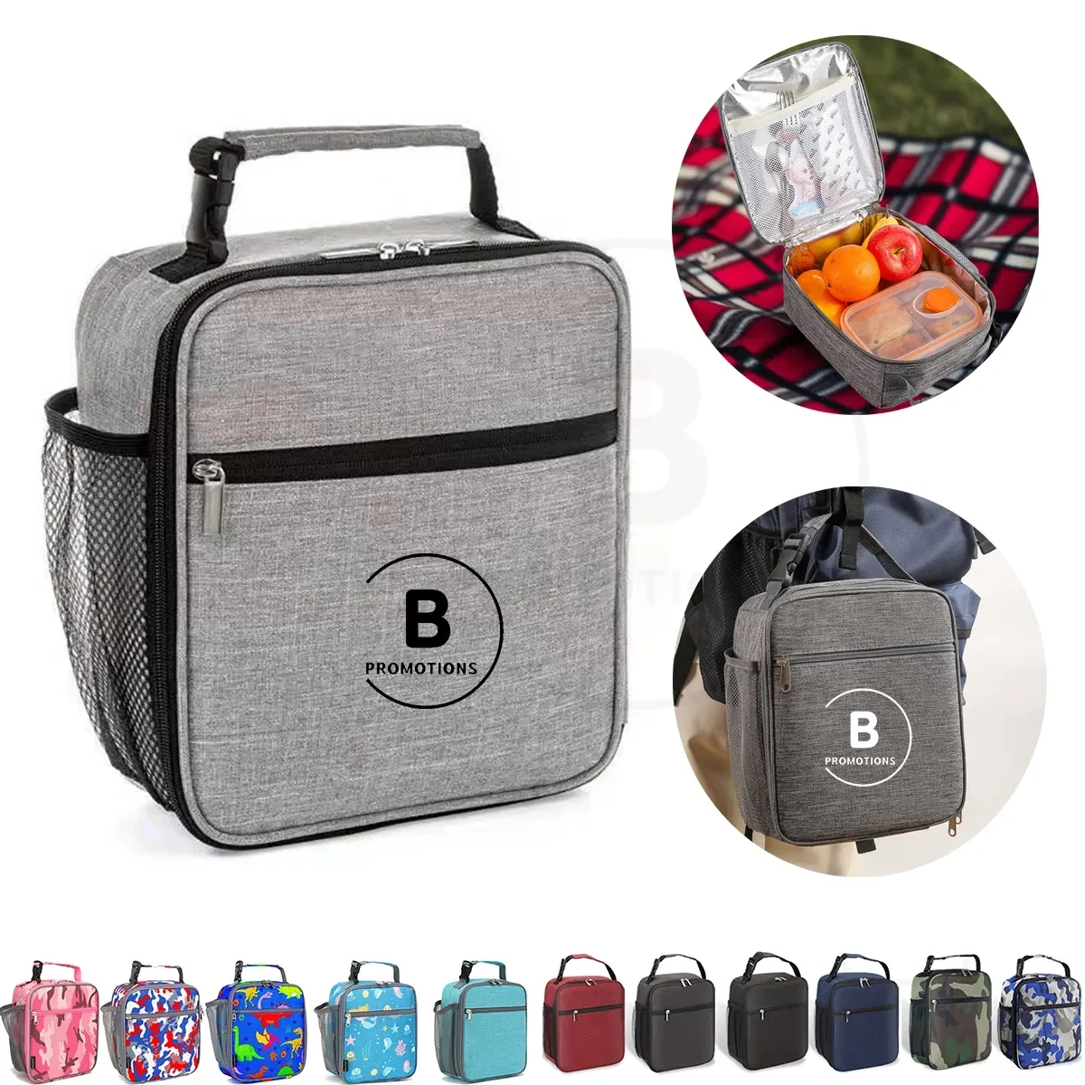 6L Reusable Insulated Cooler Lunch Box Bag 1