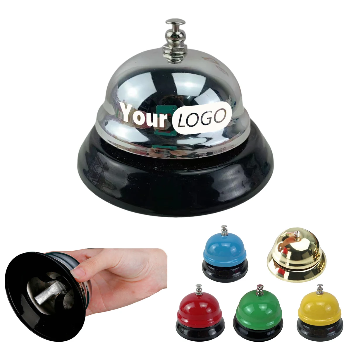 Metal Desk Bell for Restaurant/Reception/Hotel/School 1
