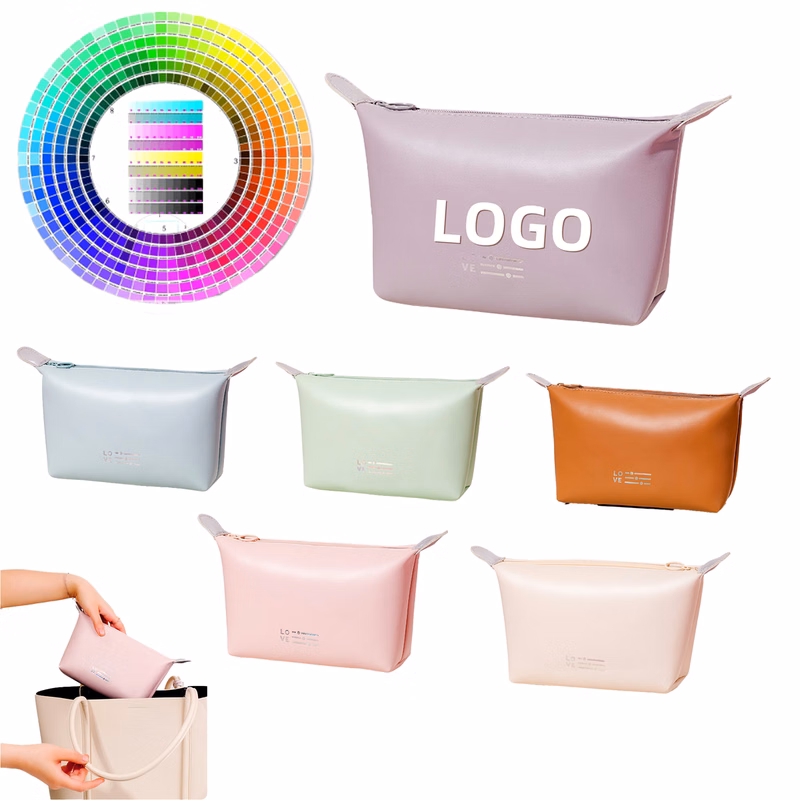 Portable PU Makeup Storage Bag