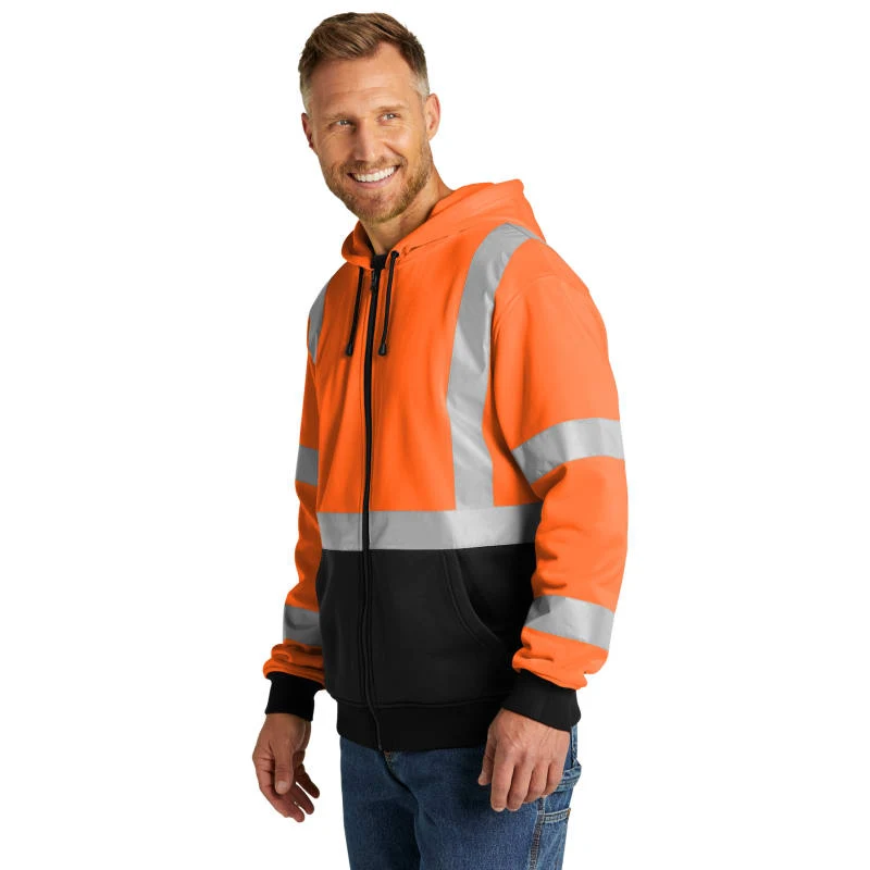 CornerStone A107 Class 3 Heavy-Duty Fleece Full-Zip Hoodie 1