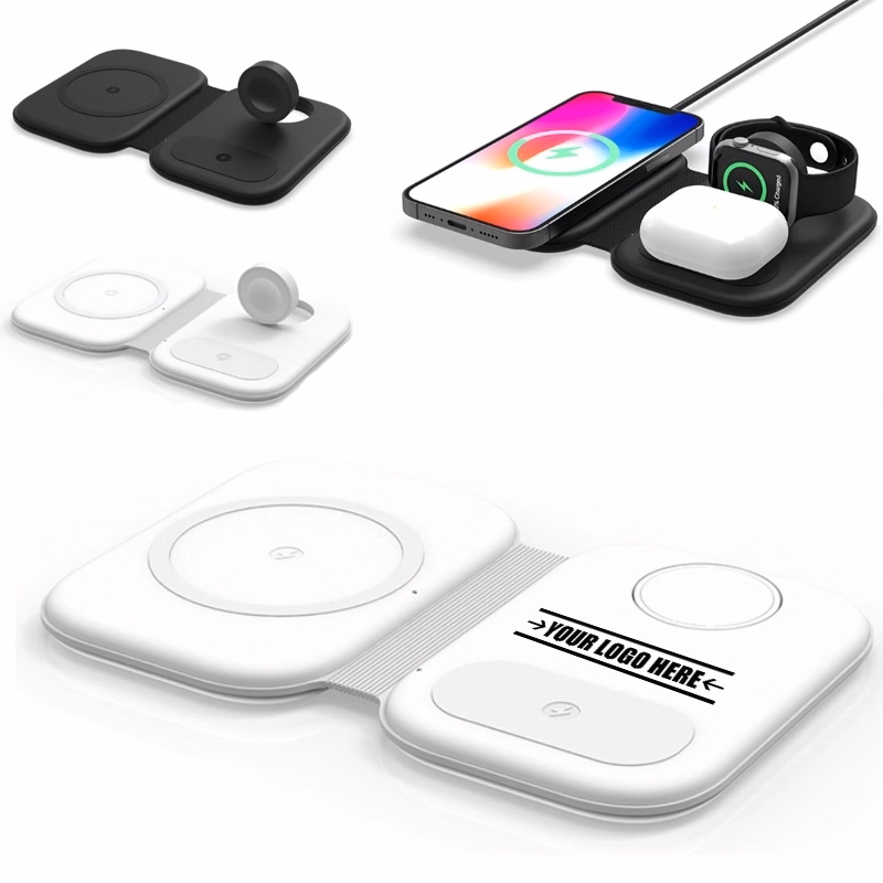 Foldable 3-In-1 Magnetic Wireless Charging Station