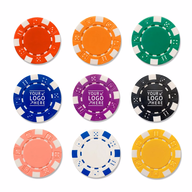 Double-sided Custom Poker Chips MOQ 100PCS