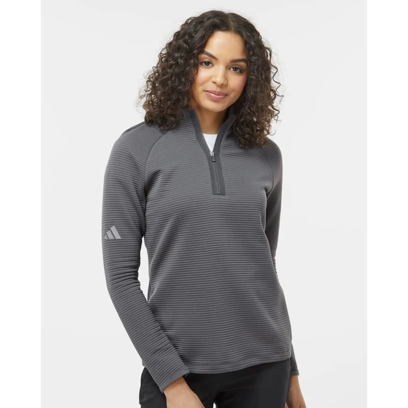 Adidas Women's Spacer Quarter-Zip Pullover - A589 1