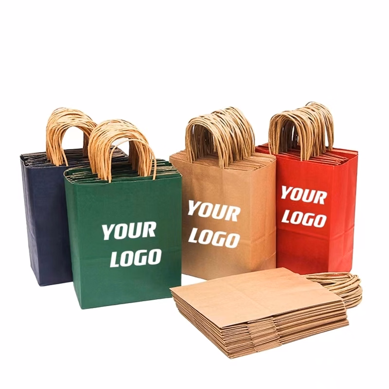 Color Kraft Paper Bags / Customizable