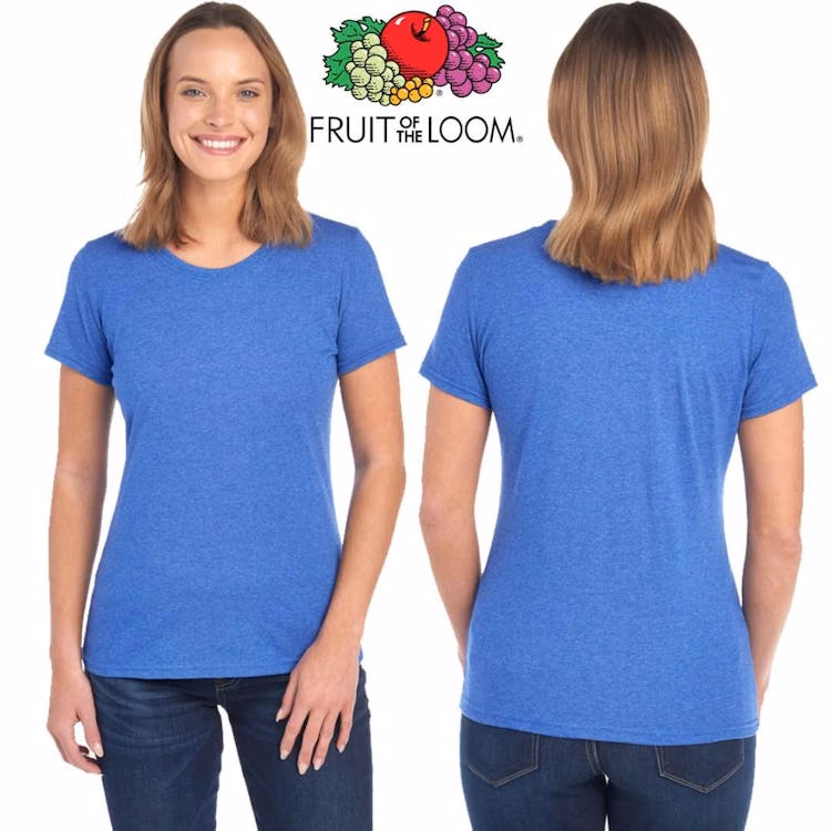 Fruit of the Loom Ladies Cotton T-Shirts - Size Small Assorted Colors