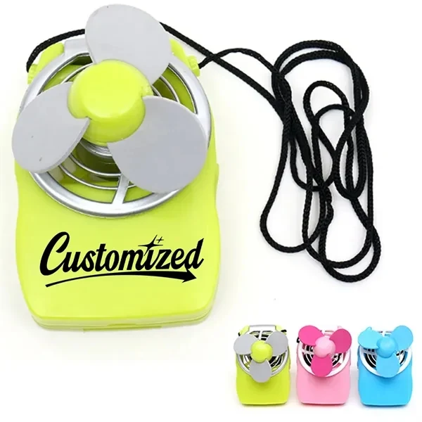Custom Mini USB Desktop Fan with Soft Blades and Cute Design — Office Workspace Cooling 1