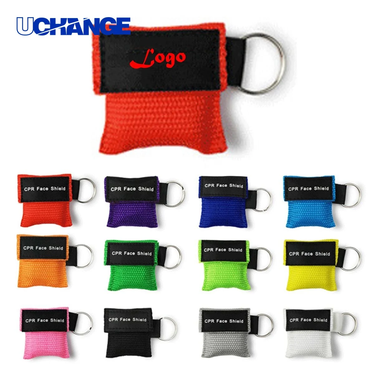 Emergency CPR Mask Keychain Ring Kit 1
