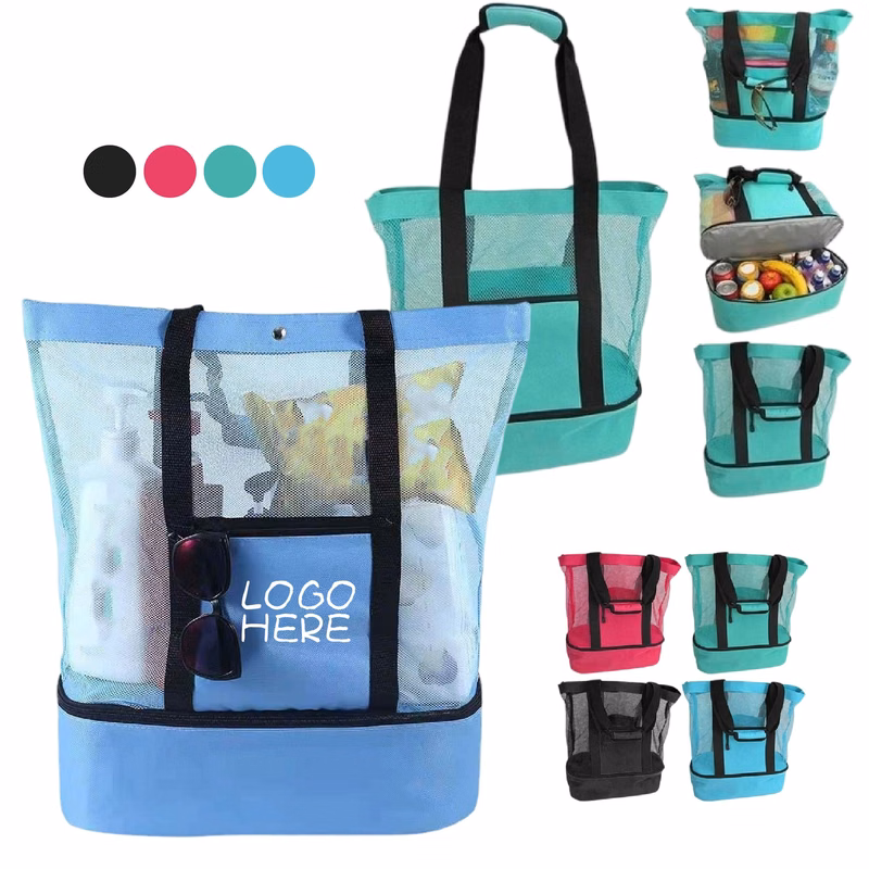 Mesh Thermal Insulated Cooler Picnic Bag