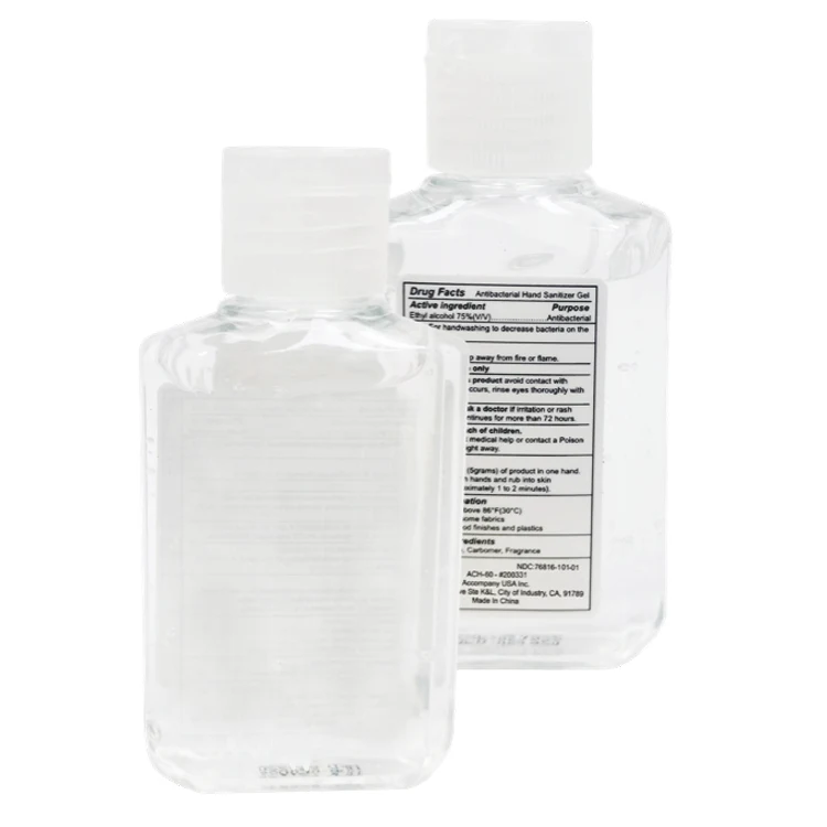 Blank 2 oz Hand Sanitizer Bottle 1
