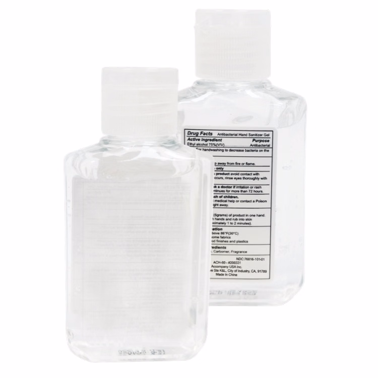 Blank 2 oz Hand Sanitizer Bottle
