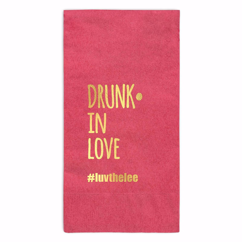 Foil Stamped Dinner Napkins