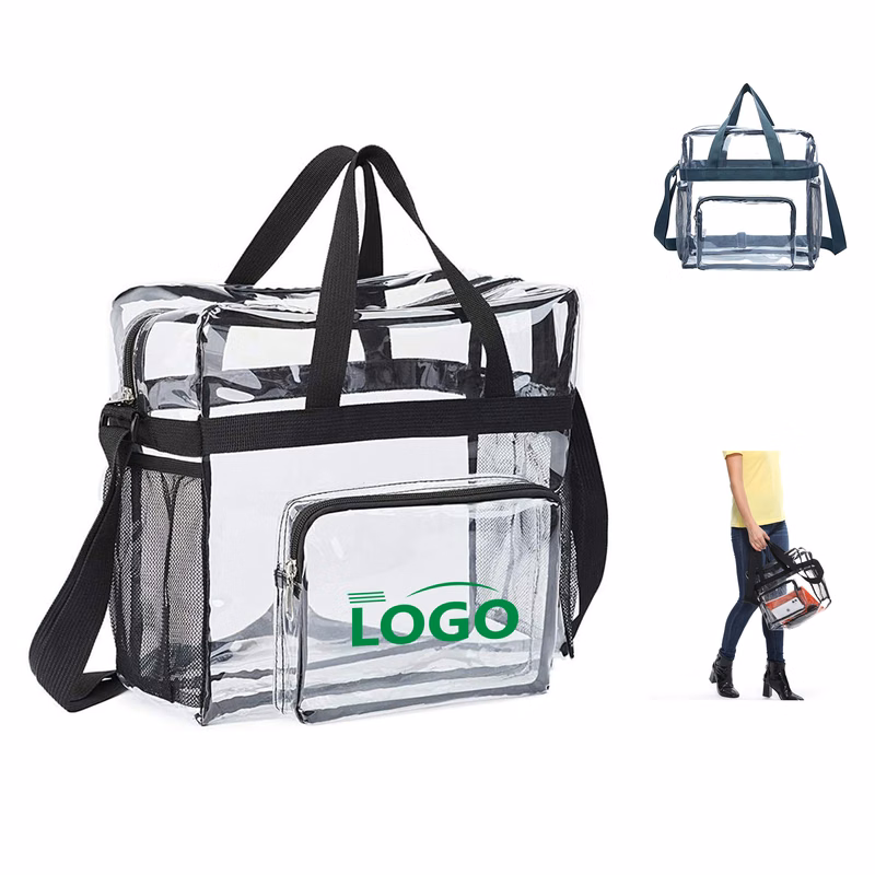 Portable PVC Travel Bag - Transparent & Water-Resistant
