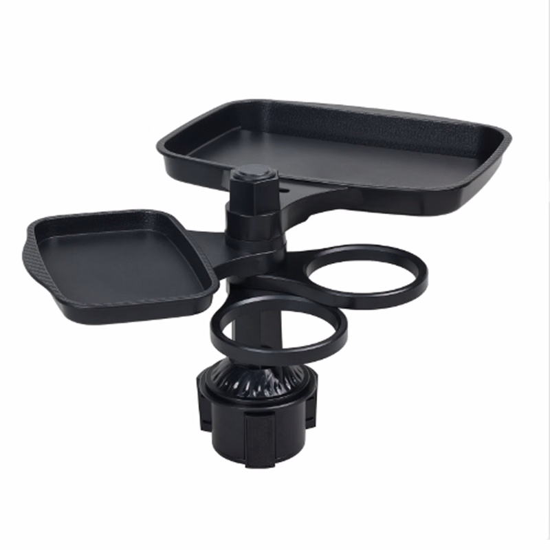 360 Degree Rotating Car Cup Holder Food Tray