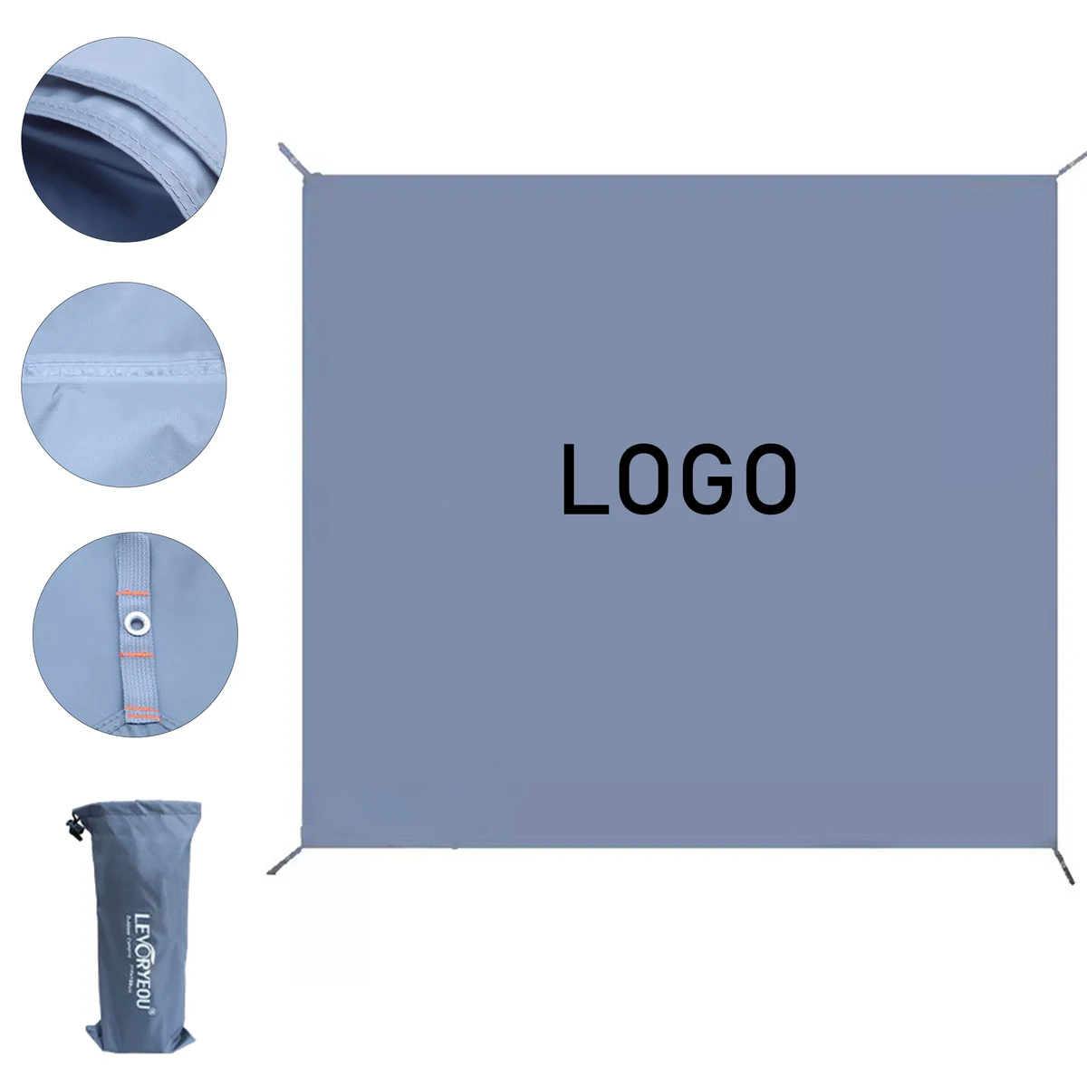 Tent Footprint Waterproof Camping Tarp Ground Sheet Mat 1