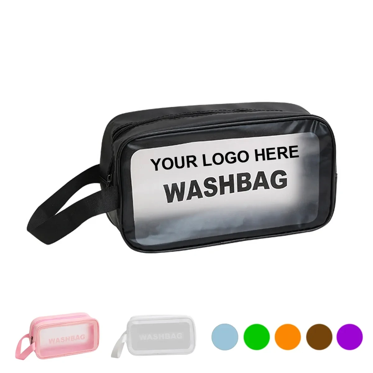 Pvc Oxford Single Layer Waterproof Wash Bag 1