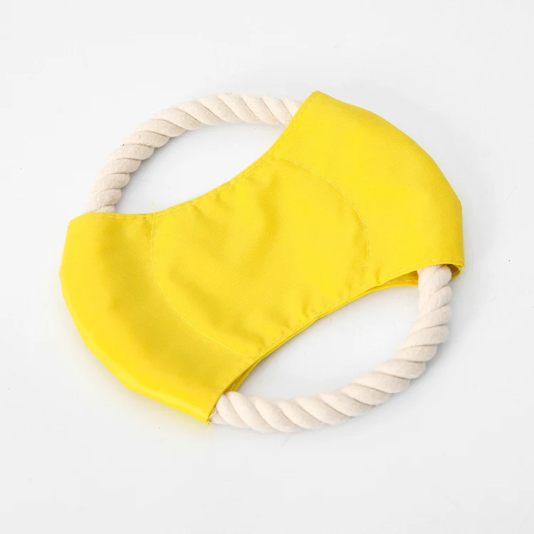 Rope and oxford fabricPet Cotton Rope Flying Disk 1