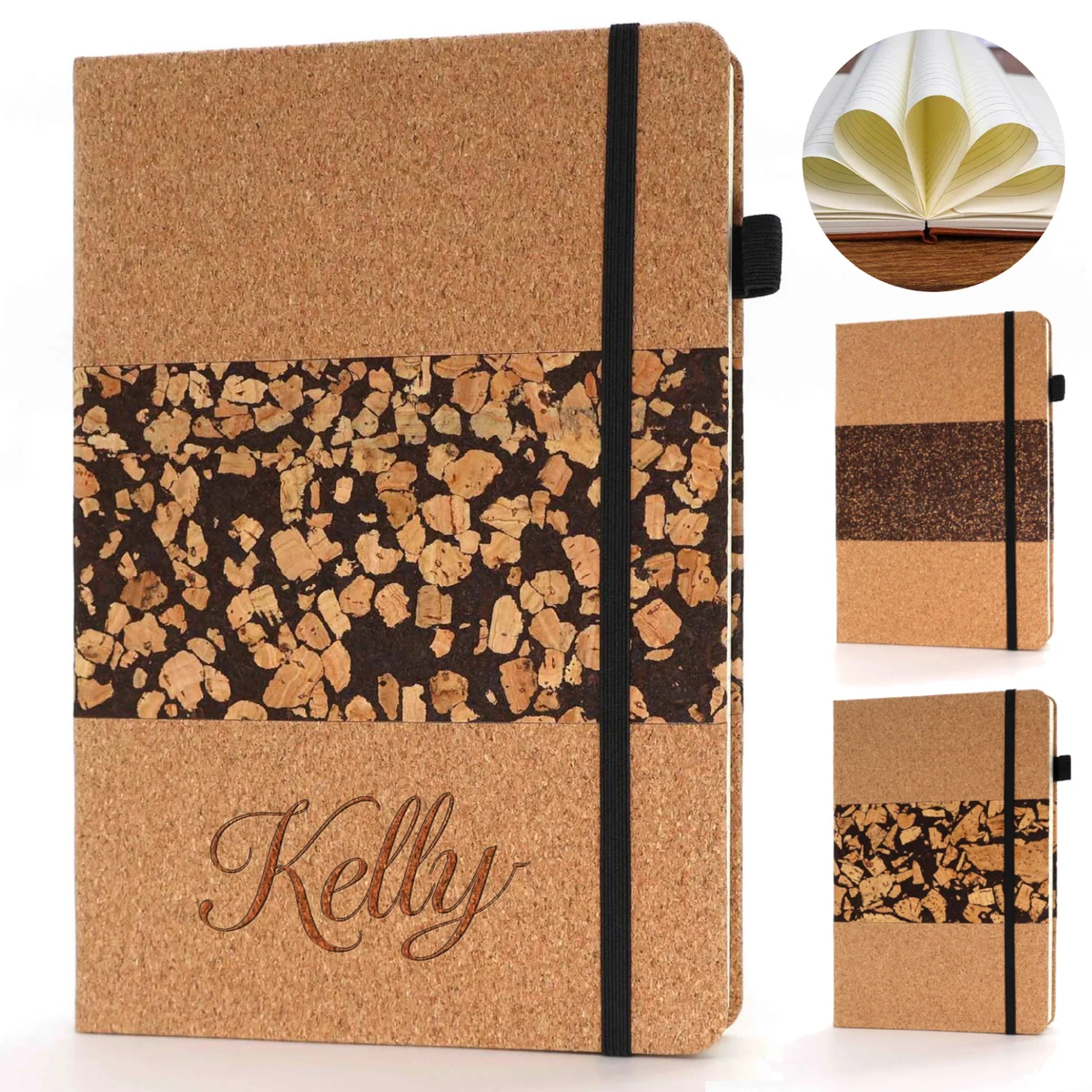 A5 Eco-Friendly Cork Patchwork Notebook 1
