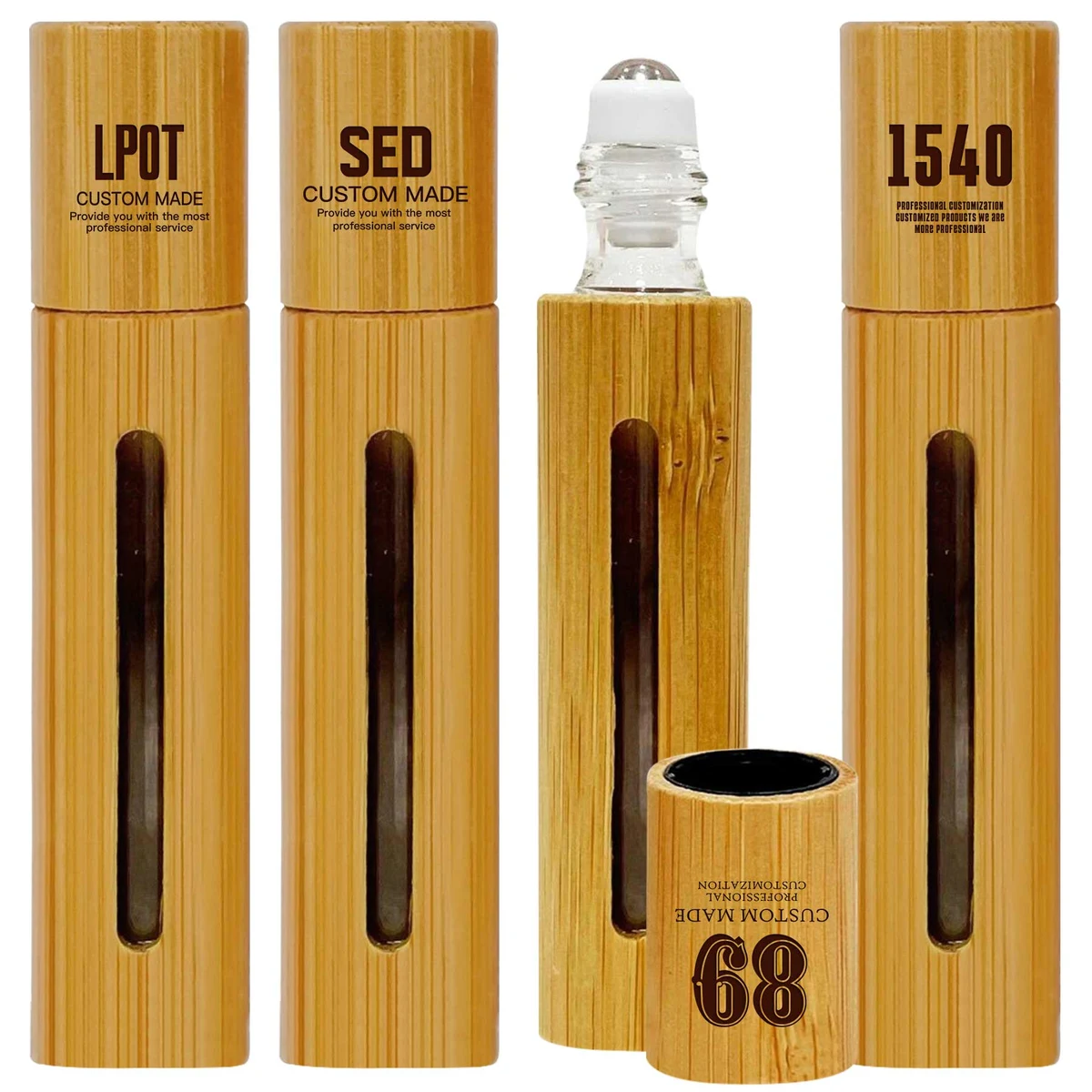 10mL Bamboo bottling with roller 1