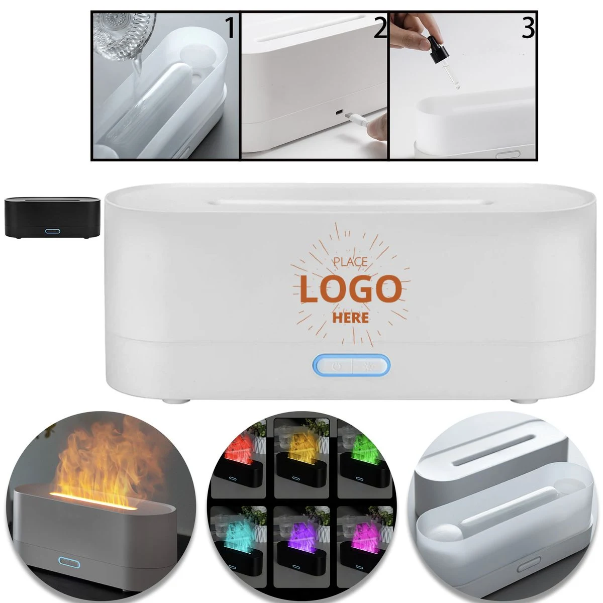 Desktop Imitation Flame Scent Diffuser 1
