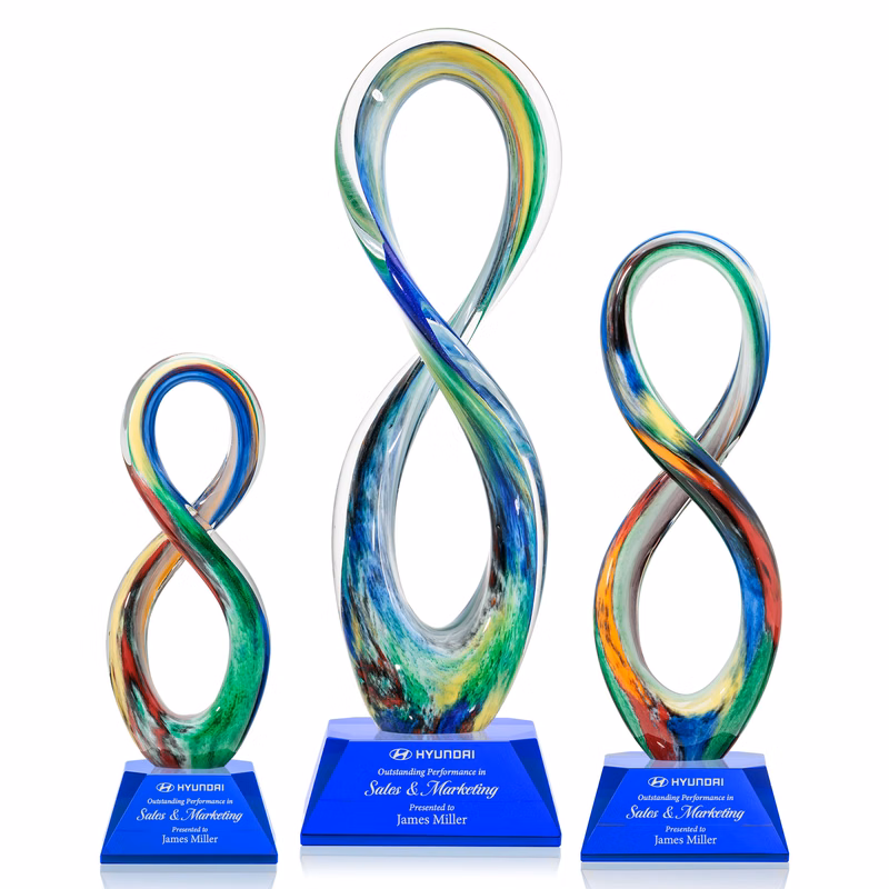 Duarte Award on Sheffield Base - Blue