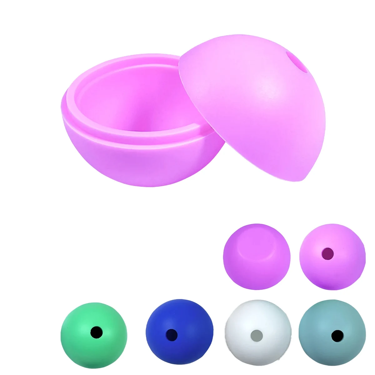2.4" Round Ice Cube Mold 1