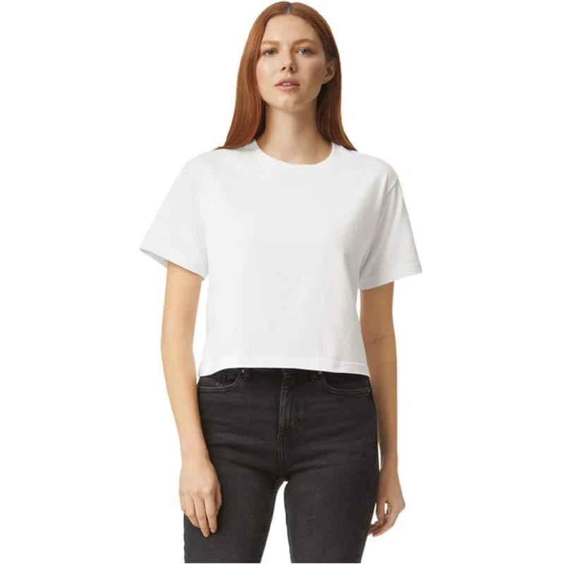 American Apparel Ladies' Fine Jersey Boxy T-Shirt 1