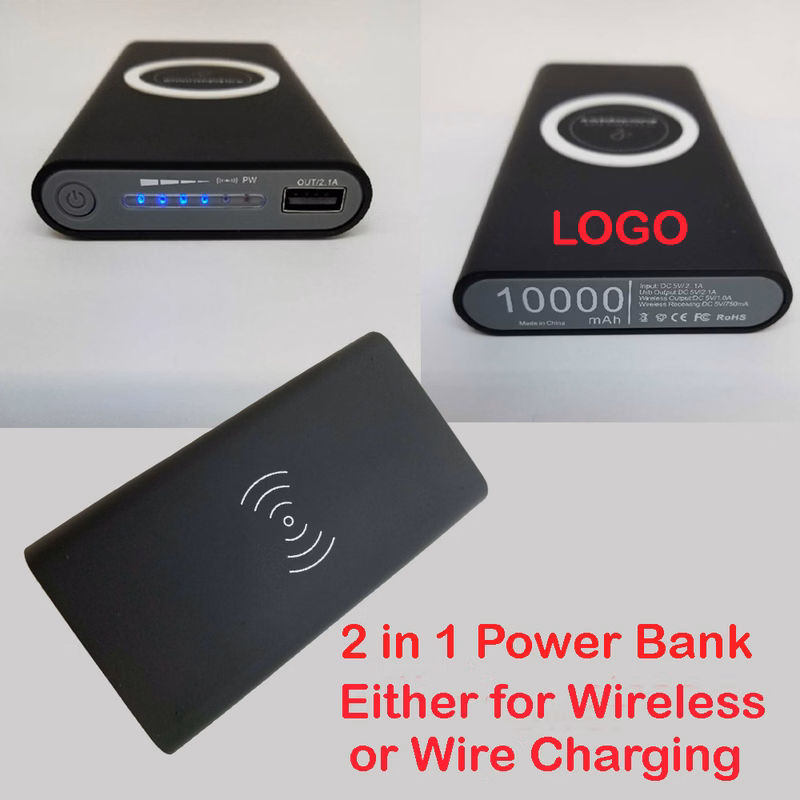 2 in 1 Wireless and Wire Smartphone Charger