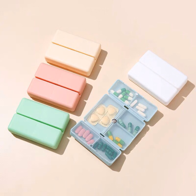 7 Compartment Portable Travel Pill Organizer
