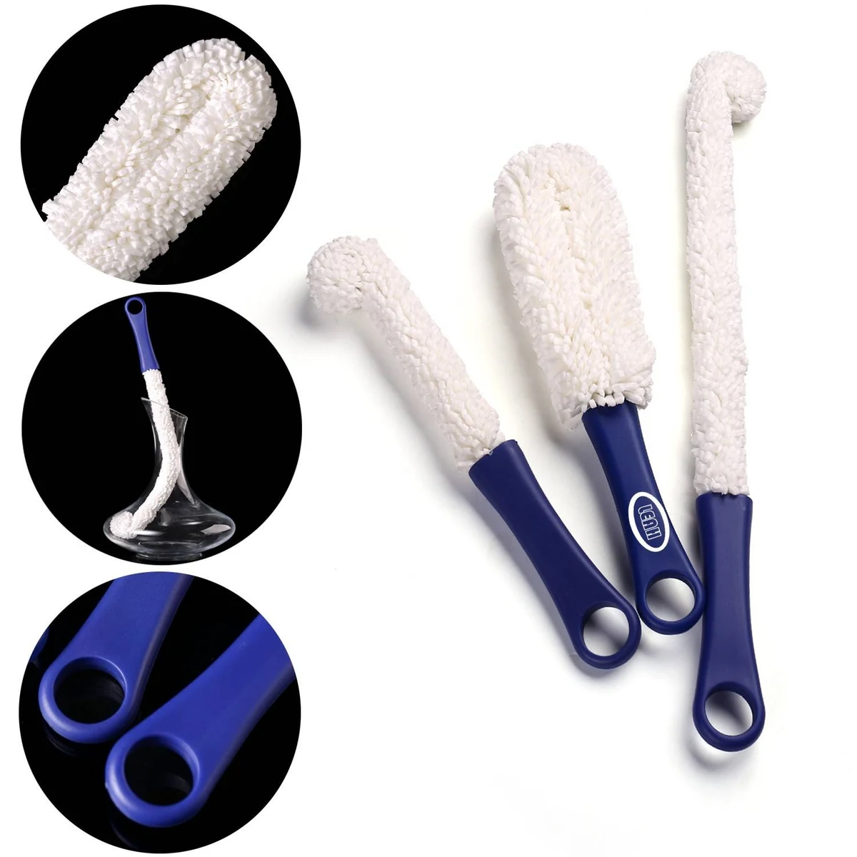 Freely Bend Multifunctional Wine Glass Brush 1