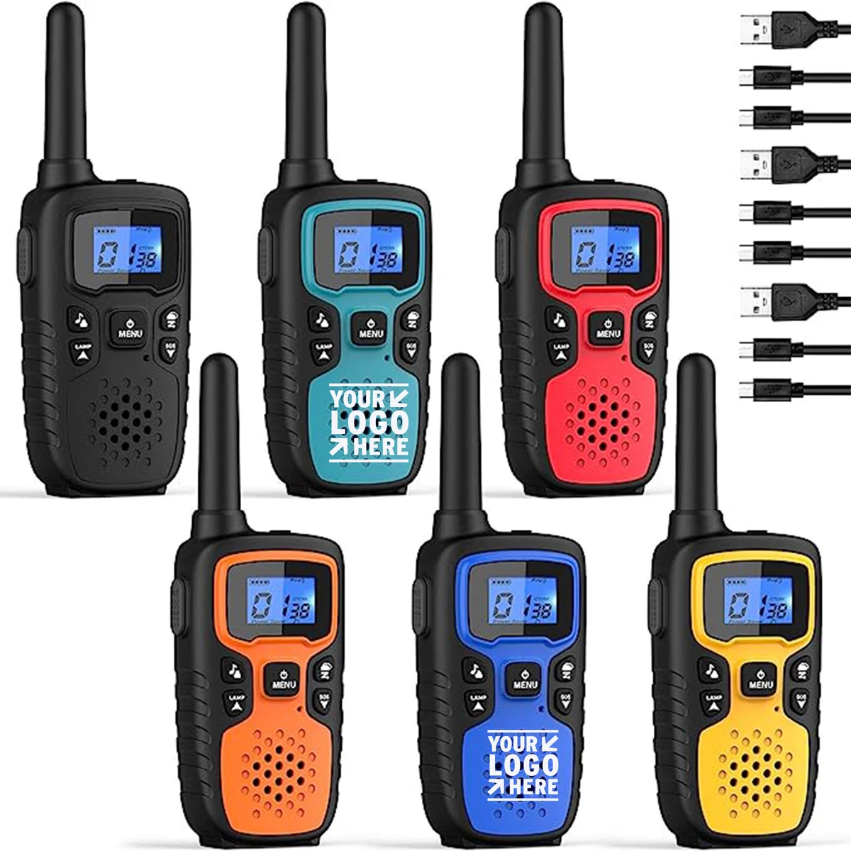 Adults Easy To Use Long Range-Wishouse Handheld 2 Way Radios Rechargeable Walkie Talky 1