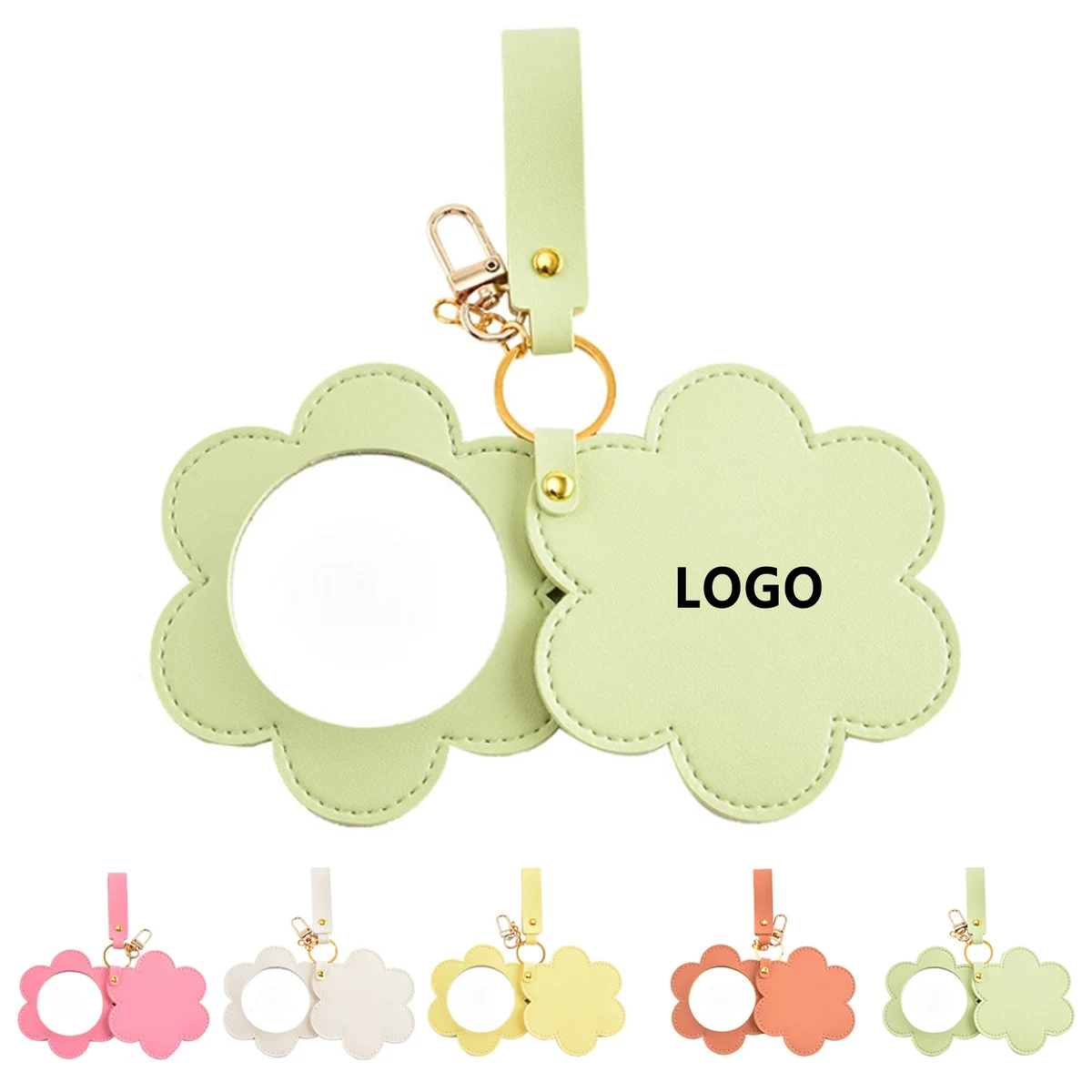 Flower Shape Double-sided Makeup Mirror 1