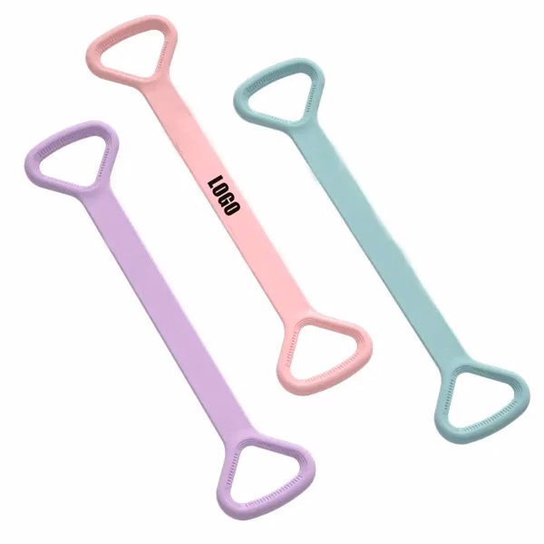 Custom Silicone TPE Resistance Band Figure 8 Design — Portable Fitness Giveaway