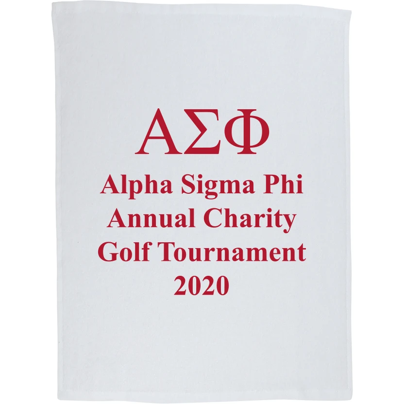 Golf Towel - White (15"x18") 1