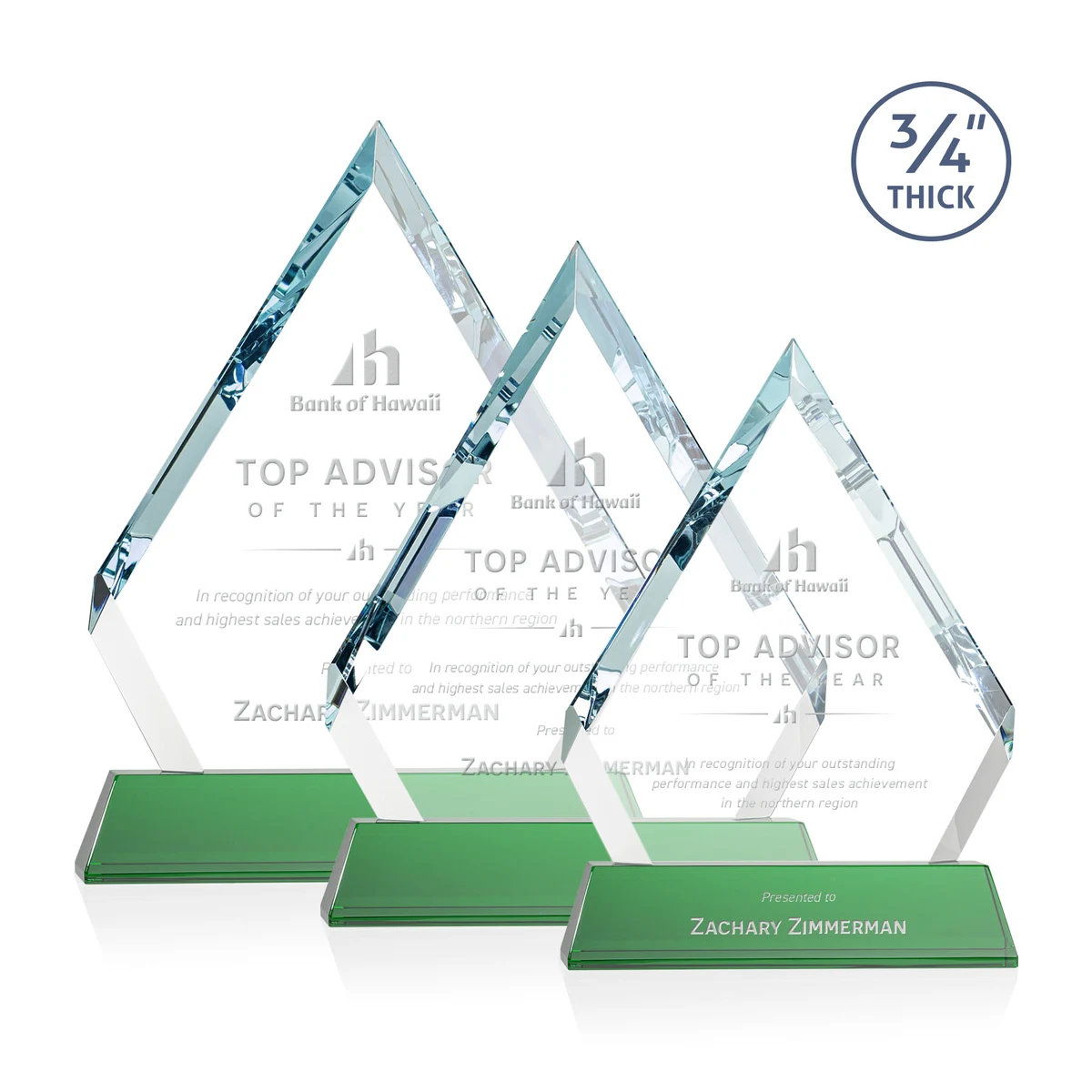 Apex Award on Newhaven Base - Green 1