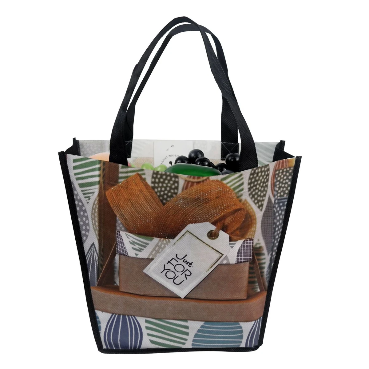 100 GSM Classic Beach Full Color Tote Bag W/ Gusset (10"x12"x10") 1